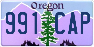 OR license plate 991CAP