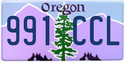 OR license plate 991CCL