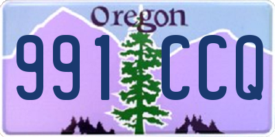 OR license plate 991CCQ