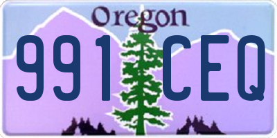 OR license plate 991CEQ