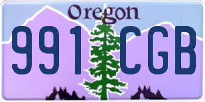 OR license plate 991CGB