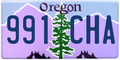 OR license plate 991CHA