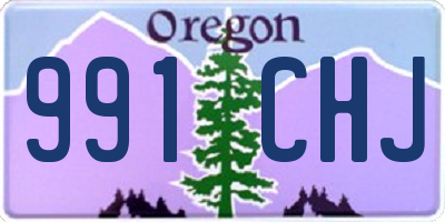 OR license plate 991CHJ