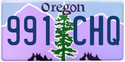 OR license plate 991CHQ