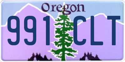 OR license plate 991CLT