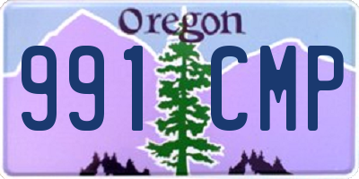 OR license plate 991CMP