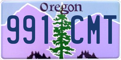 OR license plate 991CMT