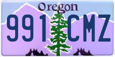 OR license plate 991CMZ