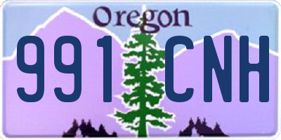 OR license plate 991CNH