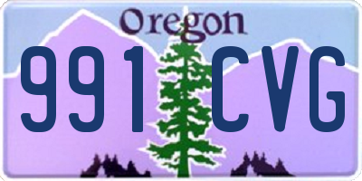 OR license plate 991CVG