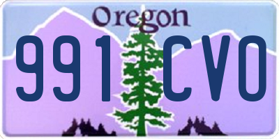 OR license plate 991CVO