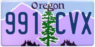 OR license plate 991CVX