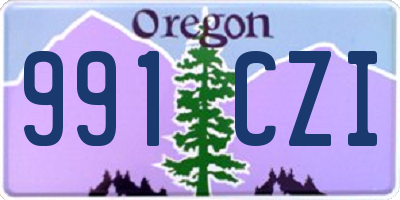 OR license plate 991CZI
