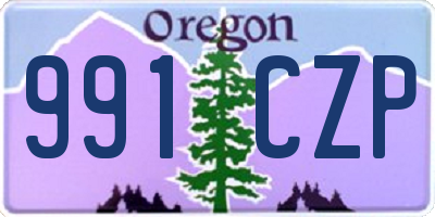 OR license plate 991CZP