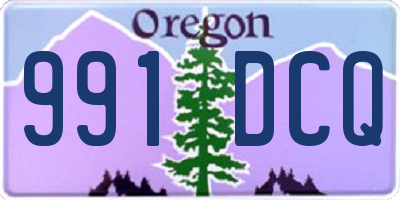 OR license plate 991DCQ