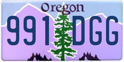 OR license plate 991DGG