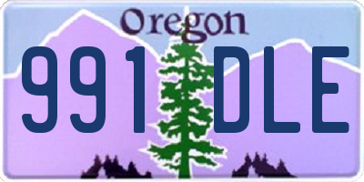 OR license plate 991DLE