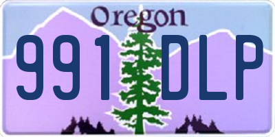 OR license plate 991DLP