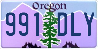 OR license plate 991DLY