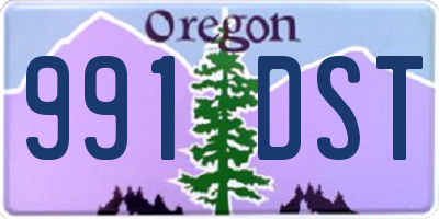 OR license plate 991DST