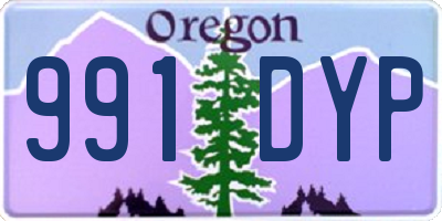 OR license plate 991DYP