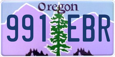 OR license plate 991EBR