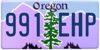 OR license plate 991EHP