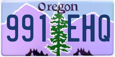 OR license plate 991EHQ