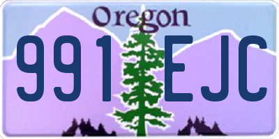 OR license plate 991EJC