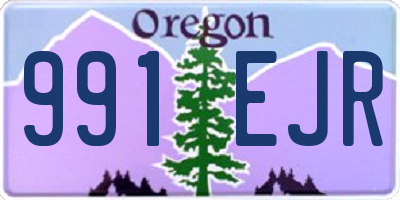 OR license plate 991EJR