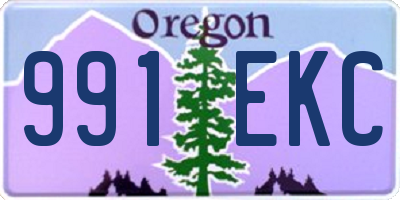 OR license plate 991EKC