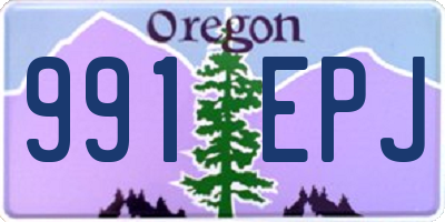 OR license plate 991EPJ