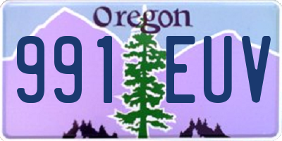 OR license plate 991EUV