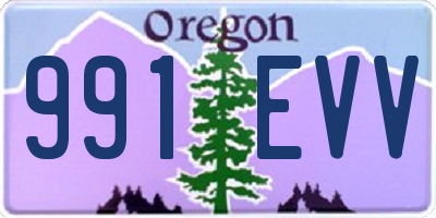 OR license plate 991EVV