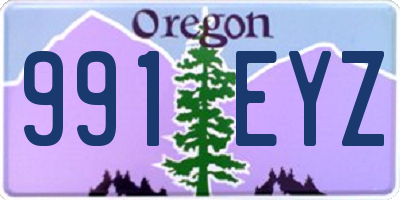 OR license plate 991EYZ