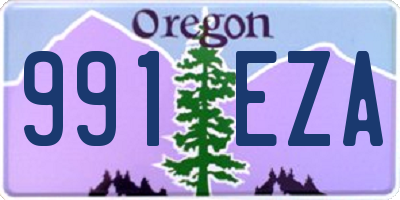 OR license plate 991EZA