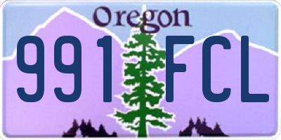 OR license plate 991FCL