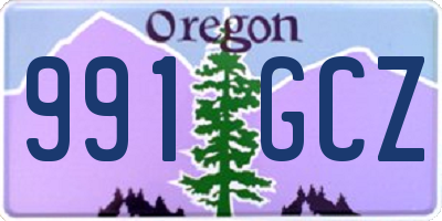 OR license plate 991GCZ