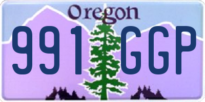 OR license plate 991GGP