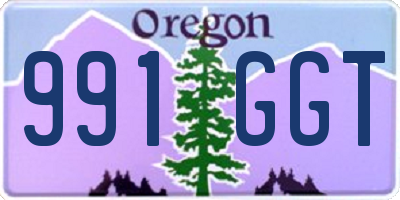 OR license plate 991GGT