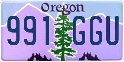 OR license plate 991GGU