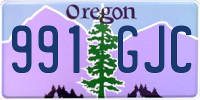 OR license plate 991GJC