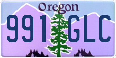 OR license plate 991GLC