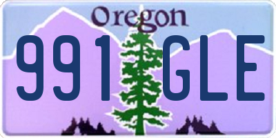 OR license plate 991GLE