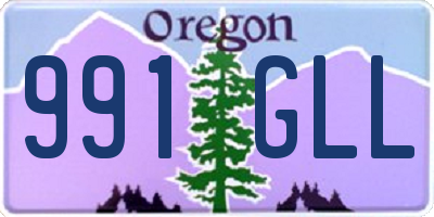 OR license plate 991GLL