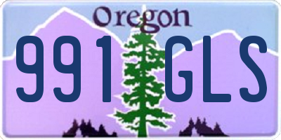 OR license plate 991GLS