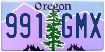 OR license plate 991GMX