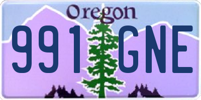 OR license plate 991GNE