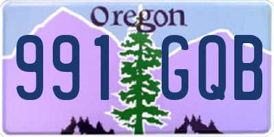 OR license plate 991GQB