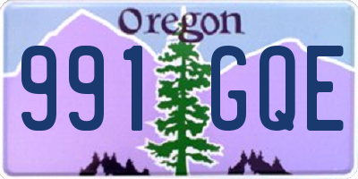 OR license plate 991GQE